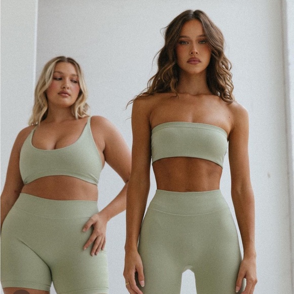 Crop Shop Boutique Pistachio Seamless Leggings | Size XXS - Picture 4 of 4